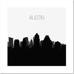 Austin Skyline Posters and Art